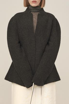 SWAYING/KNIT wool seamless suit SW202SZ55 PS45
